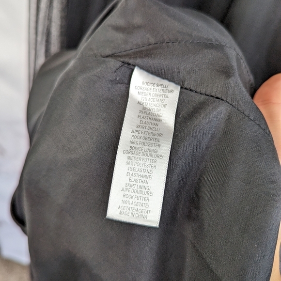 Aidan Mattox Dress Womens 2 Black Gown Formal Evening Tulle Tank Sleeveless Maxi - Picture 12 of 16